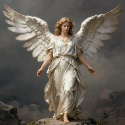 Biblically accurate angel, artstation, digital art, detailed, realistic