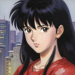 city scavenger portrait girl soft light painted by james jean and katsuhiro otomo and erik jones, inspired by akira anime, smooth face feature, intricate oil painting, high detail illustration, sharp high detail, manga and anime 1 9 9 9