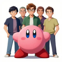 portrait of kirby 6 4 by rhads, mcpherson, naoto hattori, esao andrews, and beeple