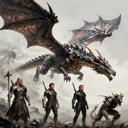 dragon concept art, long shot, beksinski, wayne barlowe, adrian smith concept art, ruan jia, weta workshop the hobbit, trending on artstation, dark soul concept art, elden ring concept art, demon soul concept art, the witcher concept art