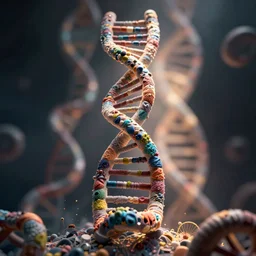a scientific illustration of the genome