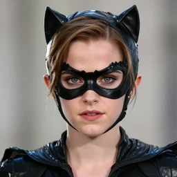 emma watson as catwoman, full!! body! shot, perspective, colored, perfect eyes!!, by charlotte grimm, natural light, sharp focus, detailed face, canon eos c 3 0 0, ƒ 1. 8, 3 5 mm, 8 k, smooth, artstation
