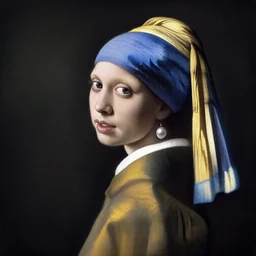 a painting of gwyneth paltrow as the girl with the pearl earring by johannes vermeil, highly detailed