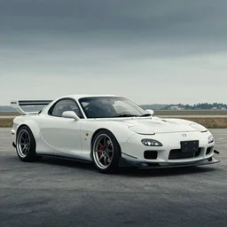 Mazda RX-7 if it were manufactured in the 2022 production year, 2022 Mazda RX-7, wide angle exterior 2022