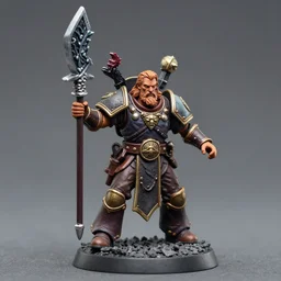 brian stelter as a warhammer tabletop figurine
