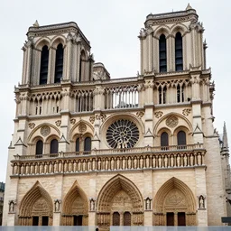 4 k hd, high detail photograph of notre dame cathedral, full colour, shot with sigma f / 4. 2, 2 5 0 mm sharp lens, wide shot, volumetric lighting, high level texture render