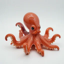 vintage 1 9 6 0 s plastic toy of a octopus kaiju,