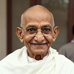 selfie of gandhi smiling