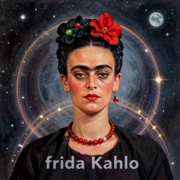 astral portal by frida kahlo, ultradetailed, artstation, 4 k