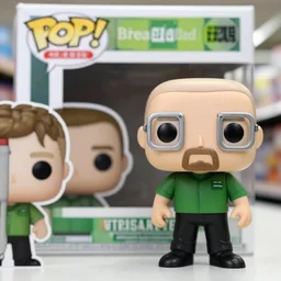 walter white trying to find the breaking bad funko pops at a walmart