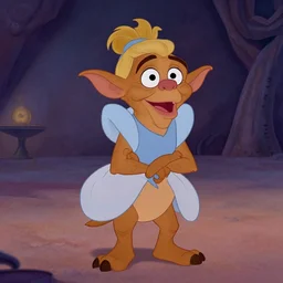animated disney still of gollum as cinderella in cinderella ( 1 9 5 0 )