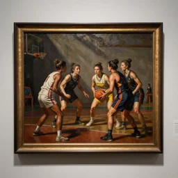 gallery artwork by Diego Velázquez entitled Female basketball players