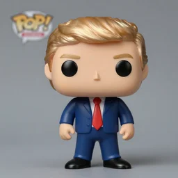 Donald Trump as a Funko Pop figurine