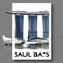 poster of singapore designed by saul bass