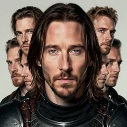 keanu reeves as a dnd knight, closeup portrait by gaston bussiere, j. c. leyendecker, craig mullins, donato giancola, greg rutkowski, symmetry!!, realistic face