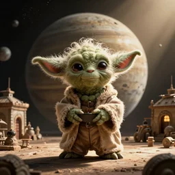 Yoda planet star Wars Ralph Macquarrie market scene