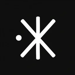 focus on simple message art, ancient symbol on perfect clean black background, proto indo european symbolism, hand drawn emblem of old luck, trending on artstation, stock photo textures, clean design, vector art, amazing symbol, illustrator,
