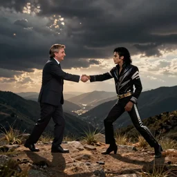 Michael Jackson push Jair Bolsonaro away