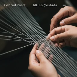 album cover of weaving hand strings by conrad roset and akihiko yoshida
