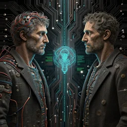epistemological introspection by jeffrey smith and wlop and gustave dore, featuring wires, circuitry, code, binary, cryptonomicon, dmt entity, ambient occlusion, 3 d concept render, scientifically accurate, artstation, intricate, beautiful, look at that detail!
