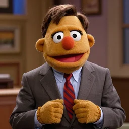 dwight schrute as a muppet