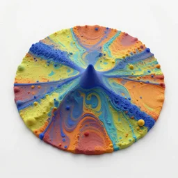 reaction diffusion solid colors houdini 3 d printed