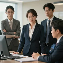 characters of the office as investment bankers, ultra detailed, soft lighting