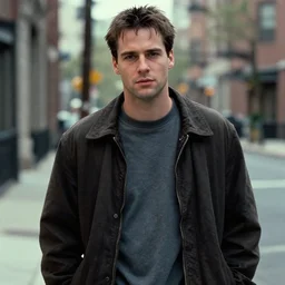 Homeless guy in American Psycho (1999)