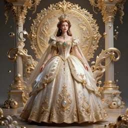 ornate princess, breathtaking surreal intricate detailed octane render