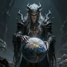 An eldritch god consuming a planet high definition photo 8k octane rendered