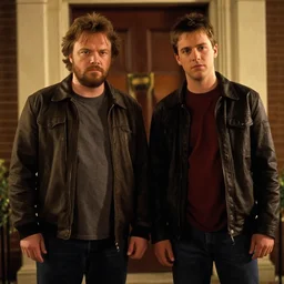 jack black and kyle gass as the burglars in the movie home alone, movie still, 8 k