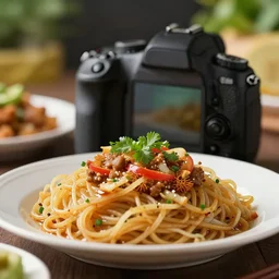 close - up focused dslr photograph of an micronesia dinner, 8 k, high detail, volumetric lighting, hyperrealism, aesthetically pleasing, studio lighting, trending