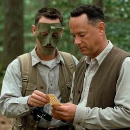 film still of tom hanks buying a lottery ticket in the movie forest gump part 2, 4 k