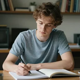 Ethan Smith writing his next guide, (EOS 5DS R, ISO100, f/8, 1/125, 84mm, postprocessed, perfect picture, facial features)