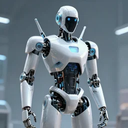 a futuristic robot