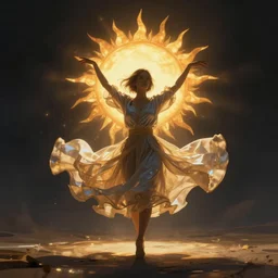 sun dancer, atmospheric, ambient, lighting refraction, volumetric lighting, highly detailed, digital art, peter mohrbacher and greg rutkowski