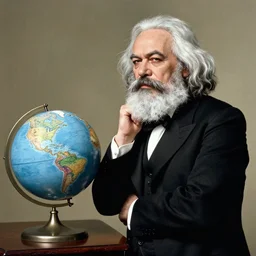 Karl Marx pondering his orb by Todd Lockwood
