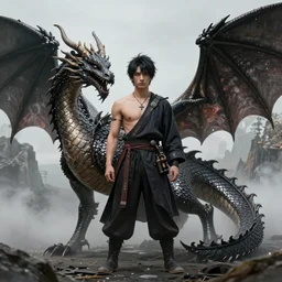being who is half human and half Dragon 8k