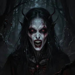 inter dimensional mind vampire creepy art dark tones nightmare