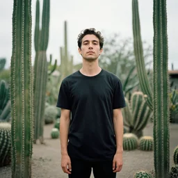 a cactus man