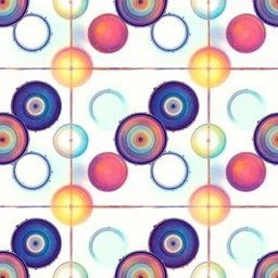 colorful seamless drum & bass pattern