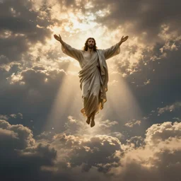 jesus coming down from heaven