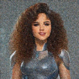 Portrait of a selena gomez by Greg Rutkowski, curly hair, young, attractive, athletic, good vibes, she is wearing futuristic, highly detailed portrait, scifi, digital painting, artstation, concept art, smooth, sharp foccus ilustration, Artstation HQ