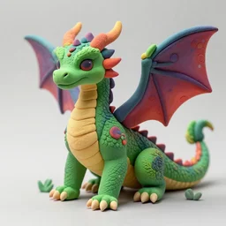 A psychedelic clay young green dragon , vibrant color scheme, highly detailed, in the style of romanticism, cinematic, artstation, Moebius, Greg rutkowski