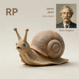 a clay snail humanoid! creature approaching, action pose, fantasy art painted by james jean and rene magritte ( rpg reference sheet ), style of magic the gathering, high contrast!, vibrant colors