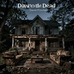 night!!!! dilapidated living room of a kentucky house, very dark lighting | award - winning | by david fincher, dawn of the dead, walking dead