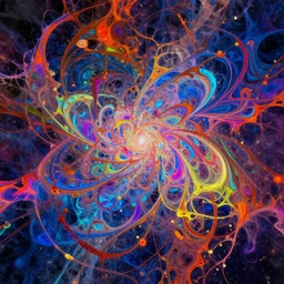 surreal tattered, digital art, psychic, fluid, vibrant, exciting, extreme, hypnotic effect