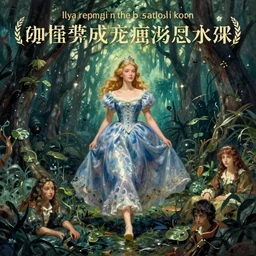 a princess walk into the swamp, the picture book of the princess in dark demoniac evil swamp by satoshi kon, ilya repin, lena aenami, shinji kimura