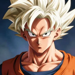 goku from dragon ball z with nick cage's face