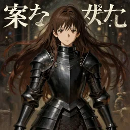 baroque oil painting japanese light novel cover illustration lotr anime key visual far action shot | young girl black military crusader armour with long flowing brown hair | symmetrical perfect face fine detail delicate features quiet gaze | gapmoe kuudere moody lighting bokeh | trending pixiv fanbox | by greg rutkowski makoto shinkai takashi takeuchi studio ghibli